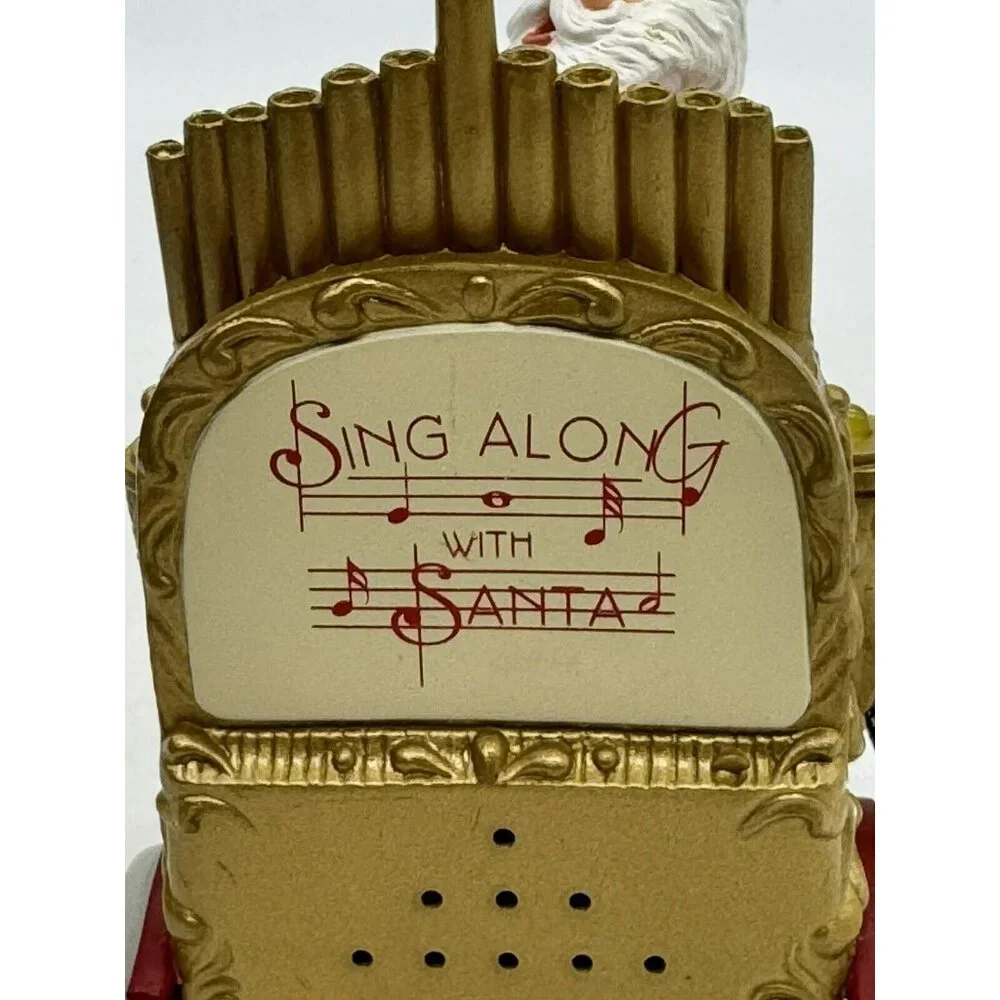 Hallmark Keepsake Santa Sing Along Light Music Ornament 1994 Vintage‎ Magic